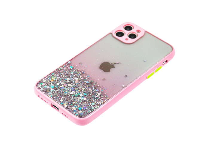Чехол для iPhone 11 Pro Max Glitter Bling розовый