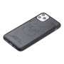 Чехол для iPhone 11 Pro Max Kaws leather черный