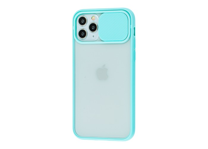 Чехол для iPhone 11 Pro Max LikGus Camshield camera protect бирюзовый