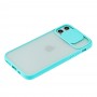 Чехол для iPhone 11 Pro Max LikGus Camshield camera protect бирюзовый