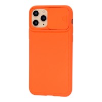 Чехол для iPhone 11 Pro Max Multi-Colored camera protect оранжевый