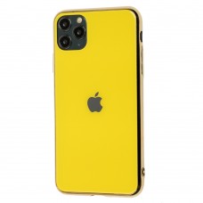Чехол для iPhone 11 Pro Max Original glass желтый