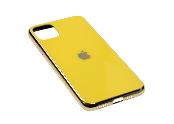 Чехол для iPhone 11 Pro Max Original glass желтый