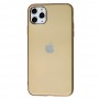 Чехол для iPhone 11 Pro Max Silicone case матовый (TPU) бежевый