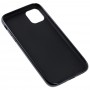 Чехол для iPhone 11 Pro Max Silicone case матовый (TPU) черный