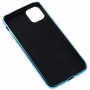 Чехол для iPhone 11 Pro Max Silicone case матовый (TPU) голубой