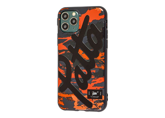 Чехол для iPhone 11 Pro Max Smoothy print черно-красный