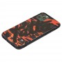 Чехол для iPhone 11 Pro Max Smoothy print черно-красный