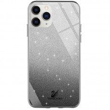Чехол для iPhone 11 Pro Max Swaro glass серебристо-черный