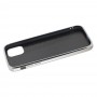 Чехол для iPhone 11 Pro Max Swaro glass серебристо-черный