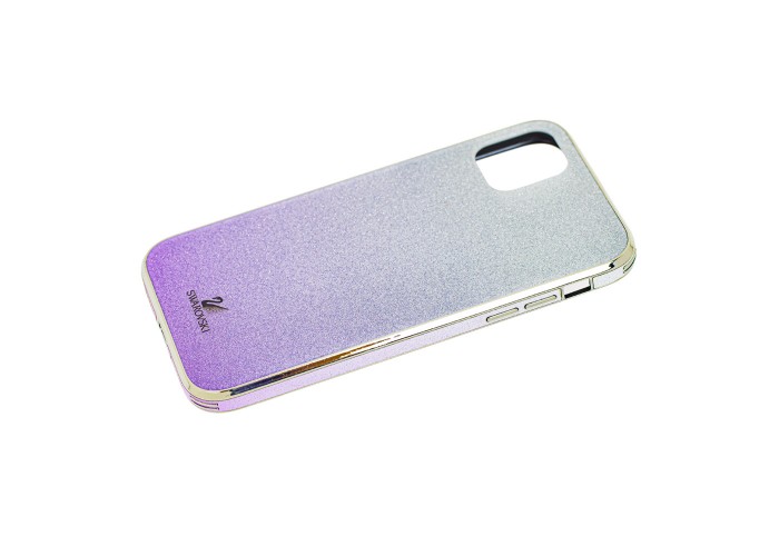 Чехол для iPhone 11 Pro Max Swaro glass серебристо-фиолетовый