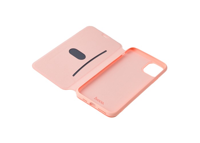 Чехол книжка для iPhone 11 Pro Max Hoco colorful розовый