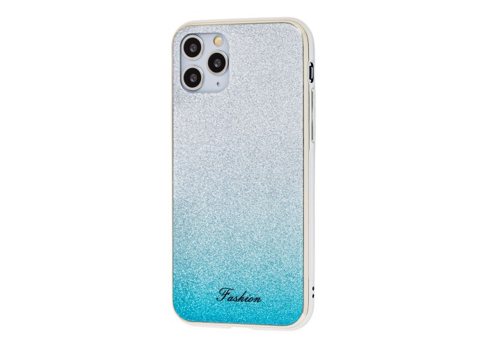 Чехол для iPhone 11 Pro Max Ambre Fashion серебристый / бирюзовый