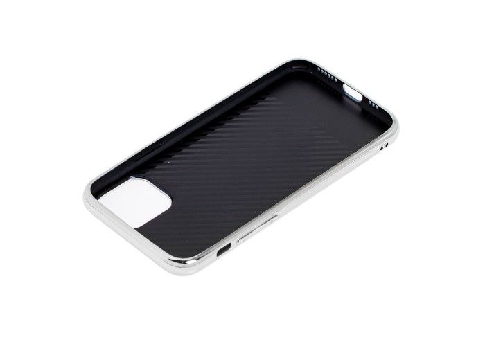 Чехол для iPhone 11 Pro Max Ambre Fashion серебристый / бирюзовый
