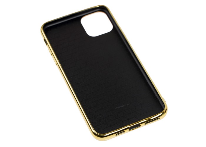 Чехол для iPhone 11 Pro Max Carbon Gradient Hologram розовый