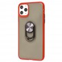 Чехол для iPhone 11 Pro Max LikGus Maxshield Magnetic Ring красный