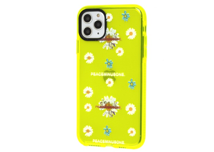 Чехол для iPhone 11 Pro Max Neon print flowers