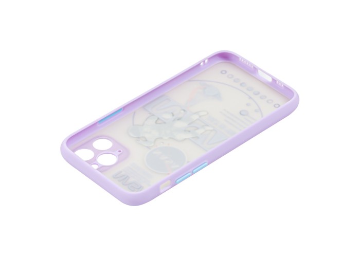 Чехол для iPhone 11 Pro Max Picture shadow matte space nasa / light purple