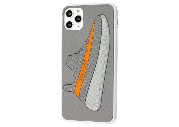 Чехол для iPhone 11 Pro Max Sneakers Brand yeezy 350 серый