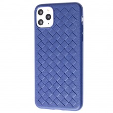 Чехол для iPhone 11 Pro Max Weaving case синий
