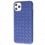 Чехол для iPhone 11 Pro Max Weaving case синий