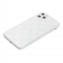 Чехол для iPhone 11 Pro Max glass LV белый