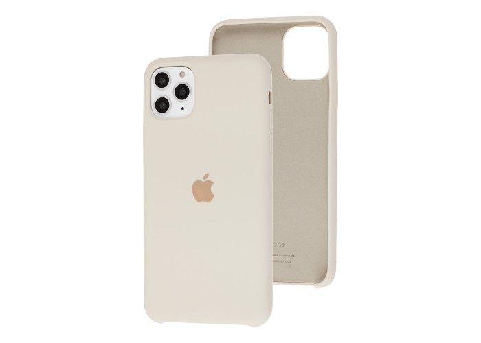 Чехол silicone для iPhone 11 Pro Max case antique whiter