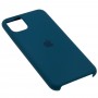 Чехол silicone для iPhone 11 Pro Max case синий космос