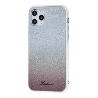 Чехол для iPhone 11 Pro Max Ambre Fashion серебристый / черный