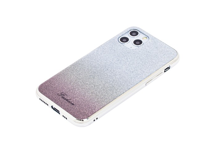 Чехол для iPhone 11 Pro Max Ambre Fashion серебристый / черный