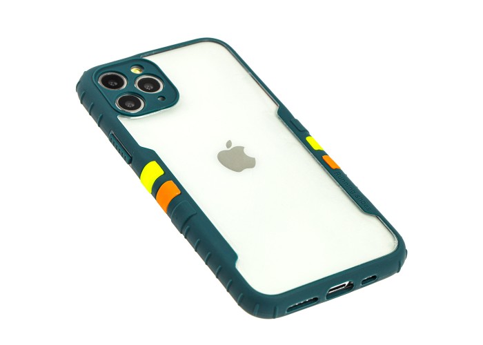 Чехол для iPhone 11 Pro Max Armor clear зеленый