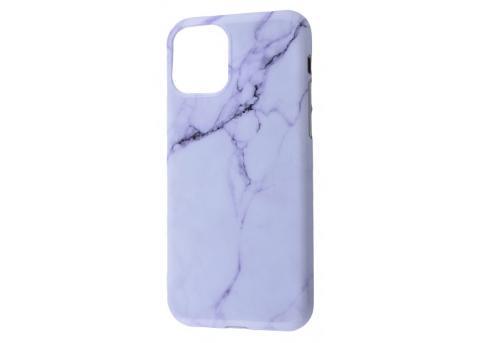 Чехол для iPhone 11 Pro Max Design Mramor Glossy молочный