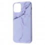 Чехол для iPhone 11 Pro Max Design Mramor Glossy молочный
