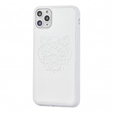 Чехол для iPhone 11 Pro Max Kenzo leather белый