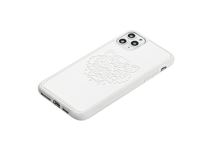 Чехол для iPhone 11 Pro Max Kenzo leather белый
