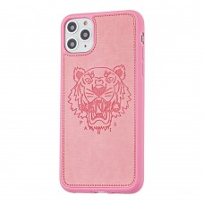 Чехол для iPhone 11 Pro Max Kenzo leather розовый