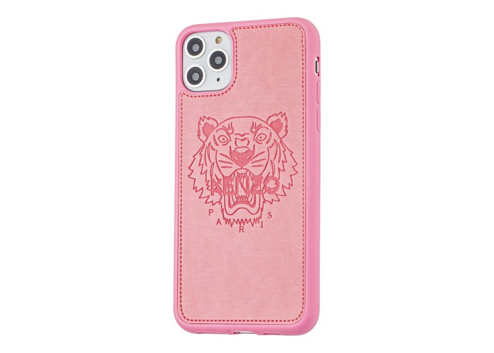 Чехол для iPhone 11 Pro Max Kenzo leather розовый