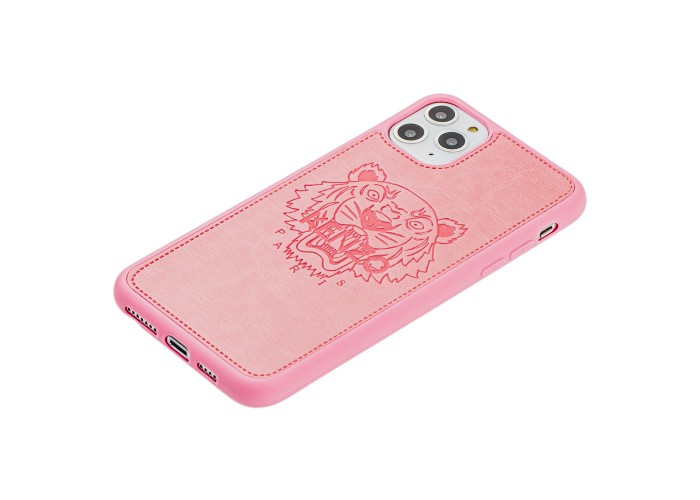 Чехол для iPhone 11 Pro Max Kenzo leather розовый