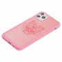 Чехол для iPhone 11 Pro Max Kenzo leather розовый