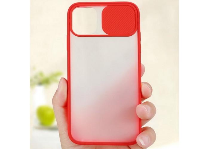 Чехол для iPhone 11 Pro Max LikGus Camshield camera protect красный