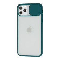 Чехол для iPhone 11 Pro Max LikGus Camshield camera protect зеленый
