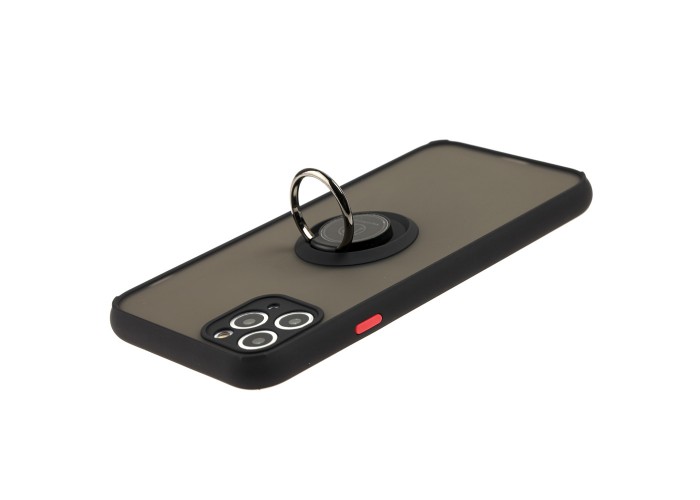 Чехол для iPhone 11 Pro Max LikGus Edging Ring черный / красный