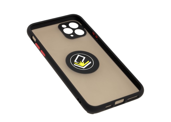 Чехол для iPhone 11 Pro Max LikGus Edging Ring черный / красный