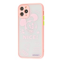 Чехол для iPhone 11 Pro Max Picture shadow matte Tisney Mouse розовый