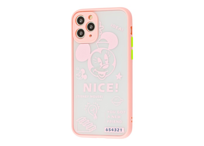 Чехол для iPhone 11 Pro Max Picture shadow matte Tisney Mouse розовый