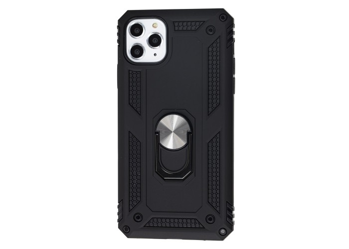 Чехол для iPhone 11 Pro Max Serge Ring ударопрочный черный