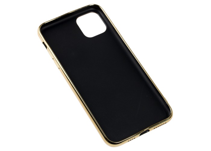 Чехол для iPhone 11 Pro Max Silicone case матовый (TPU) желтый