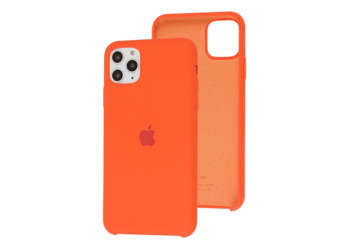 Чехол silicone для iPhone 11 Pro Max case orange