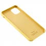 Чехол silicone для iPhone 11 Pro Max case yellow