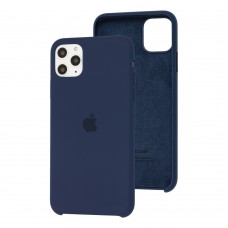 Чехол Silicone для iPhone 11 Pro Max Premium case midnight blue